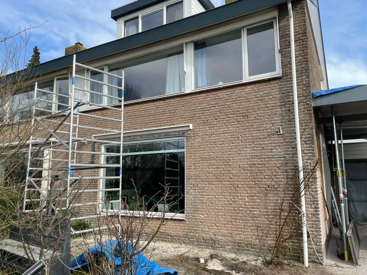 Gevelwerk aan een woning